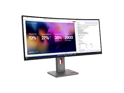 Lenovo ThinkVision P40WD-40 computerskærm 100,8 cm (39.7") 5120 x 2160 pixel WUHD LED Sort