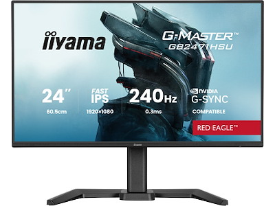iiyama G-MASTER GB2471HSU-B1 computerskærm 60,5 cm (23.8") 1920 x 1080 pixel Fuld HD Sort