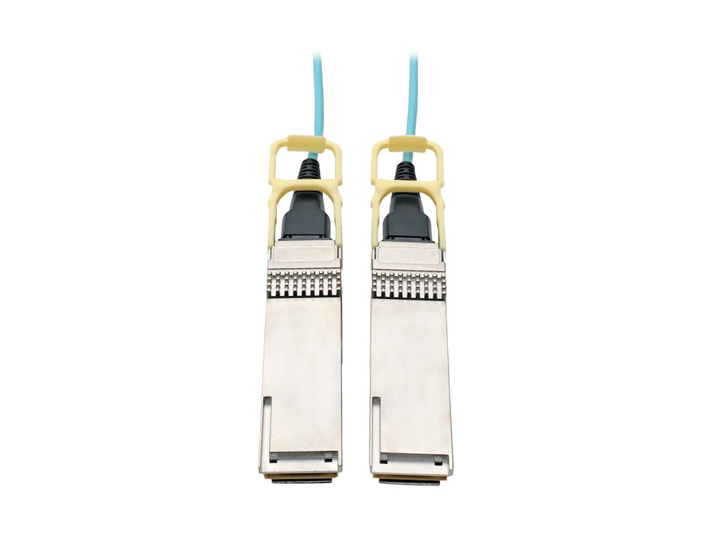 Tripp Lite N28H-10M-AQ InfiniBand og fiberoptisk kabel QSFP28 OFNP Turkisfarve