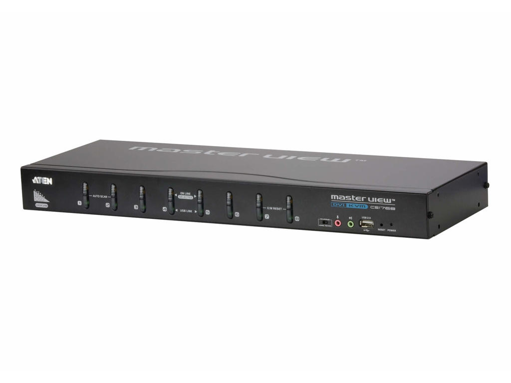 ATEN CS1768 KVM Switch Blå