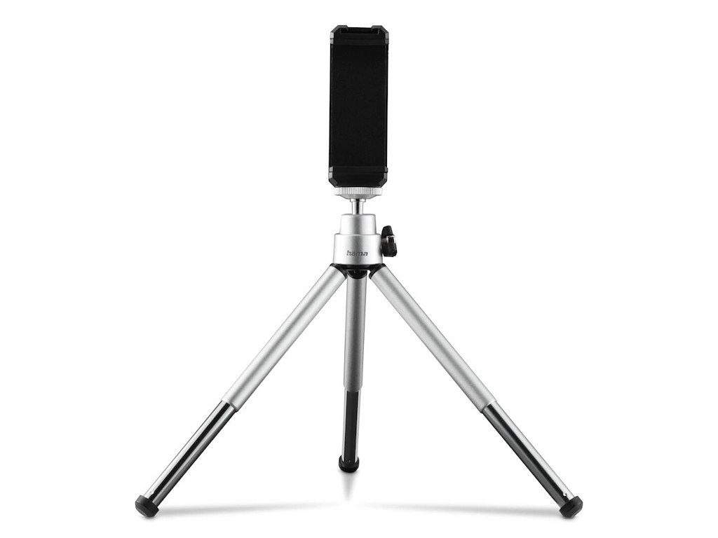 Hama Fancy 2in1 kamerastativ Smartphone/digitalt kamera 3 ben Sølv