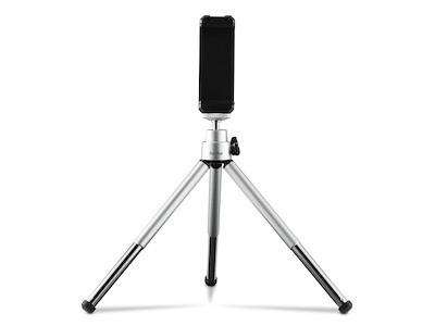 Hama Fancy 2in1 kamerastativ Smartphone/digitalt kamera 3 ben Sølv