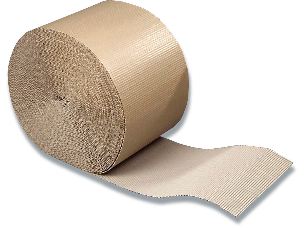 Bølgepap, 1 rulle, 20cm x 70m, Brun, 