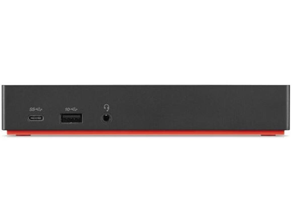 Lenovo 40AS0090SA dockingstation Ledningsført USB 3.2 Gen 1 (3.1 Gen 1) Type-C Sort