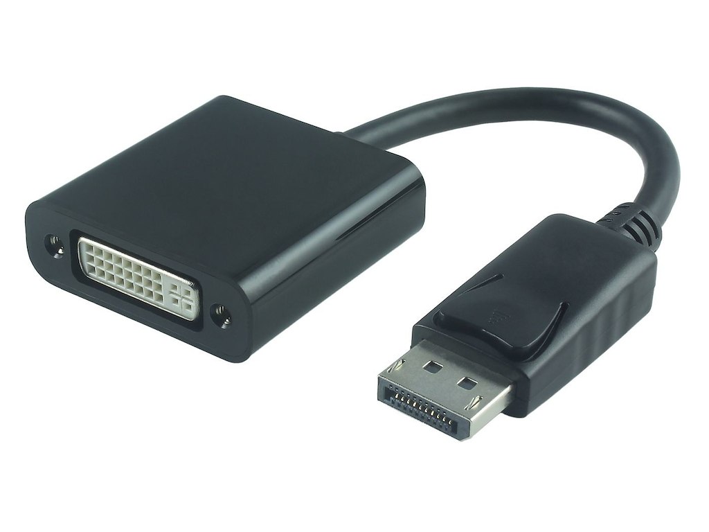 Microconnect DPDVI015 videokabel adapter 0,15 m DisplayPort DVI-I Sort
