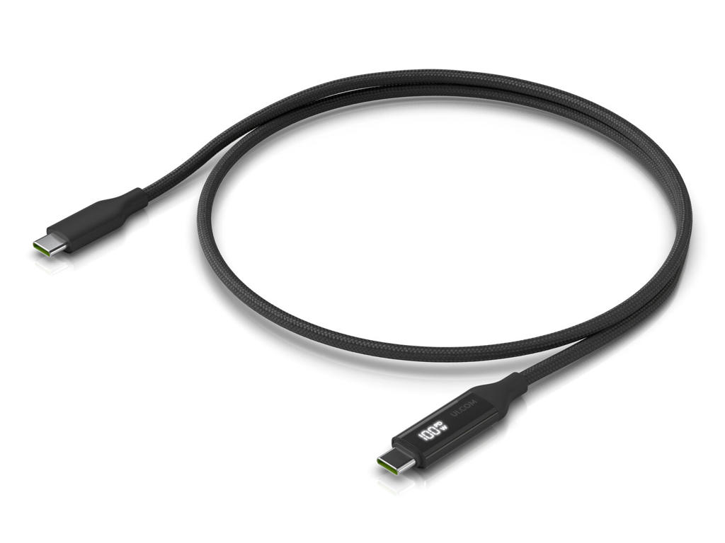 Ubiquiti UACC-Cable-USB-100W-1M-BK USB-kabel USB C Sort, Grå