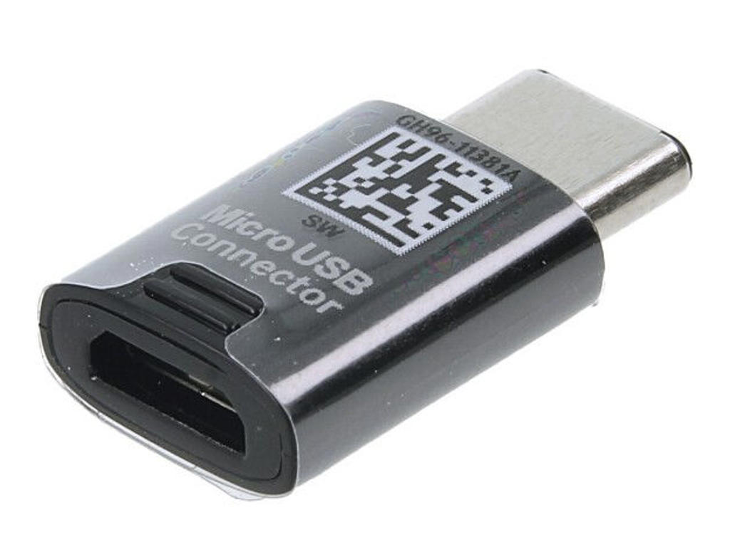 Samsung GH96-11381A kabel kønsskifter USB-C USB-B Sort