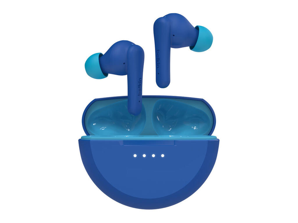 Belkin SoundForm Nano 2 Hovedtelefoner Trådløs I ørerne Opkald/musik Micro-USB Bluetooth Blå