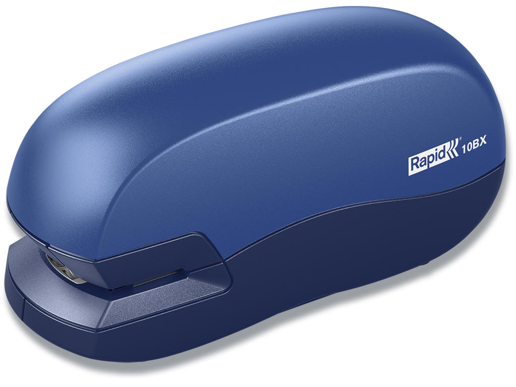 Elhæfter, 10 ark, Blå, Klamme 24/6 og 26/6, Rapid 10BX