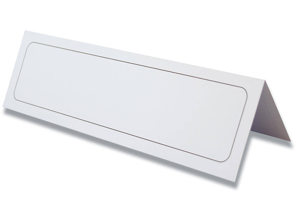 Bordkort, Fritstående, 210x61 mm, 100 stk, Durable 