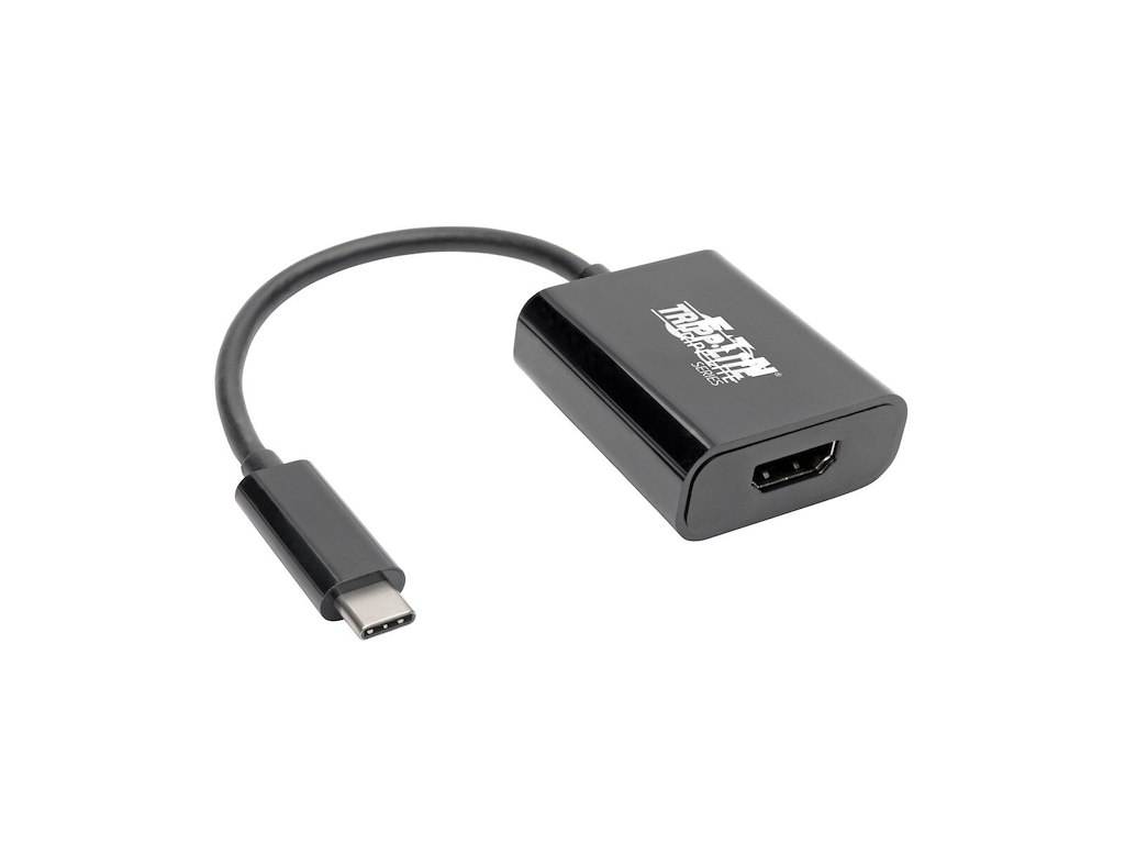 Tripp Lite U444-06N-HDB-AM videokabel adapter 0,15 m HDMI Type A (Standard) USB Type-C Sort