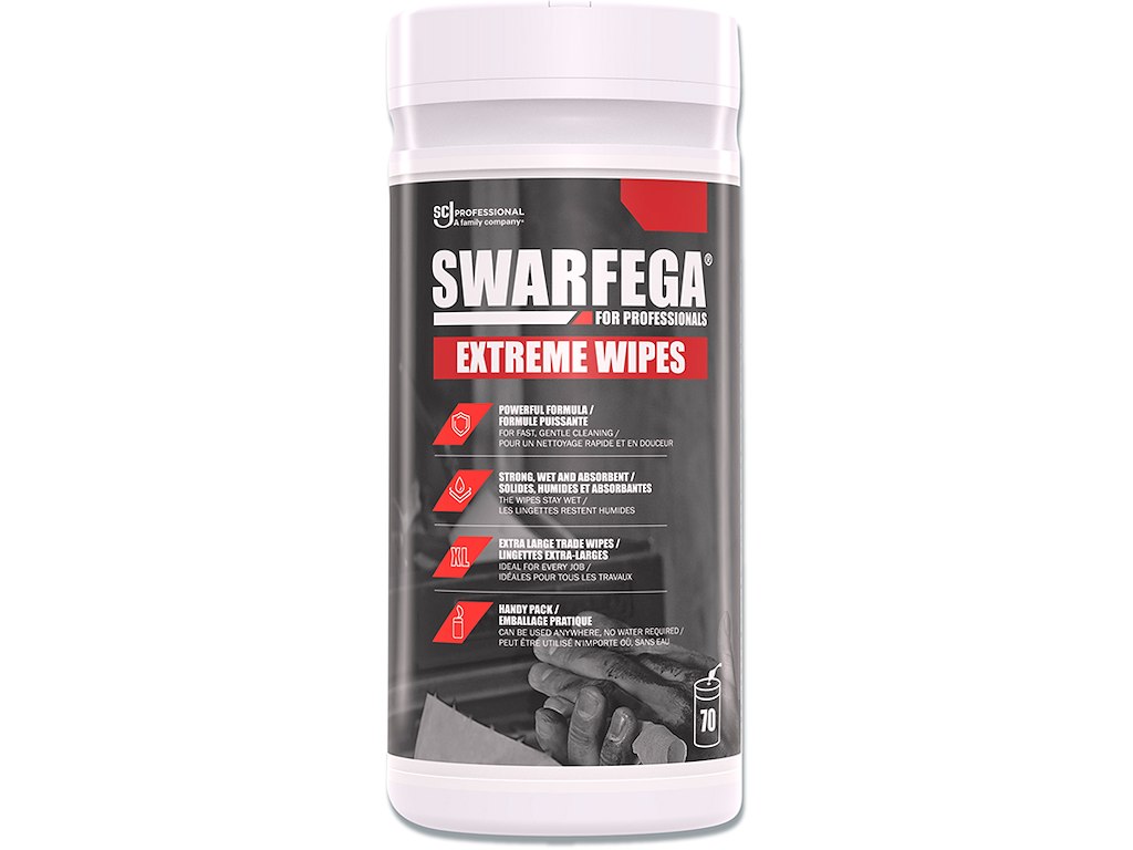 Renseserviet, Hænder, 50 ark pr spand, 1 spand, Swarfega Black Box 