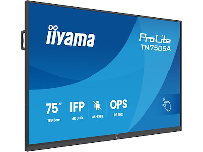 iiyama TN7505A-B1AG skilte display 189,3 cm (74.5") 500 cd/m² 4K Ultra HD Berøringsskærm
