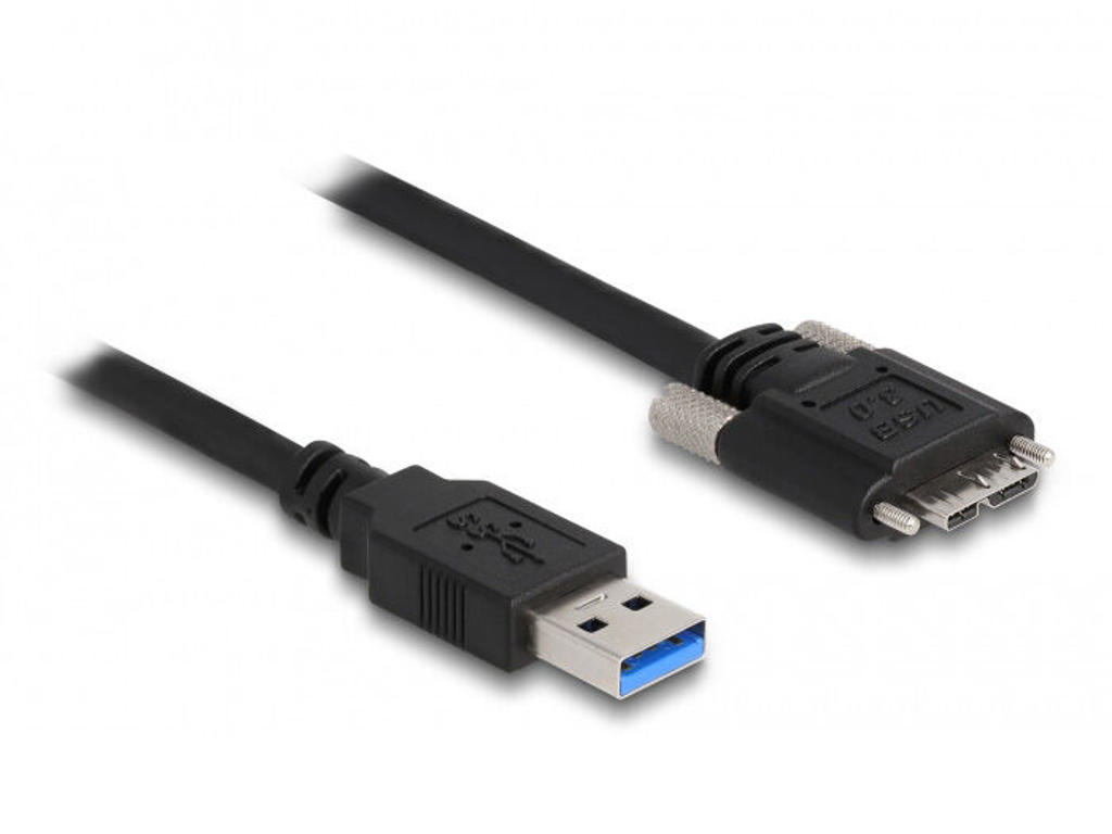 DeLOCK 87798 USB-kabel USB 3.2 Gen 1 (3.1 Gen 1) 0,5 m USB A Micro-USB B Sort