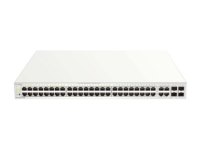 D-Link DBS-2000-52MP netværksswitch Administreret L2 Gigabit Ethernet (10/100/1000) Strøm over Ethernet (PoE) Grå