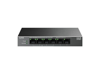 TP-Link LiteWave LS106LP netværksswitch Ikke administreret Fast Ethernet (10/100) Strøm over Ethernet (PoE) Sort