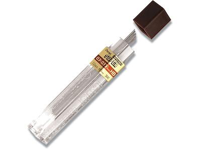 Blyantstifter, 0.3 mm, HB, 12 stifter, Pentel Hi-Polymer 300