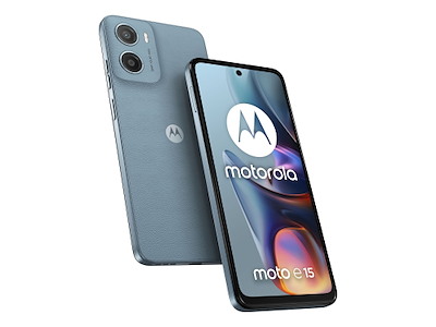 Motorola moto e15 16,9 cm (6.67") Dual SIM Android 14 Go edition 4G USB Type-C 2 GB 64 GB 5200 mAh Blå