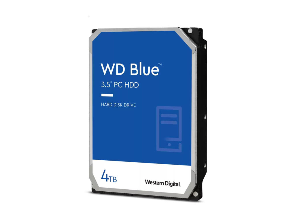 Western Digital Blue harddisk 4 TB 5400 rpm 256 MB 3.5" SATA