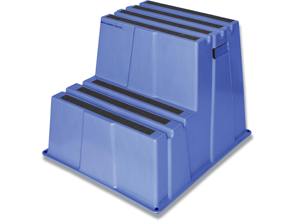 Sikkerhedstrin med 2 trin blå, Twinco