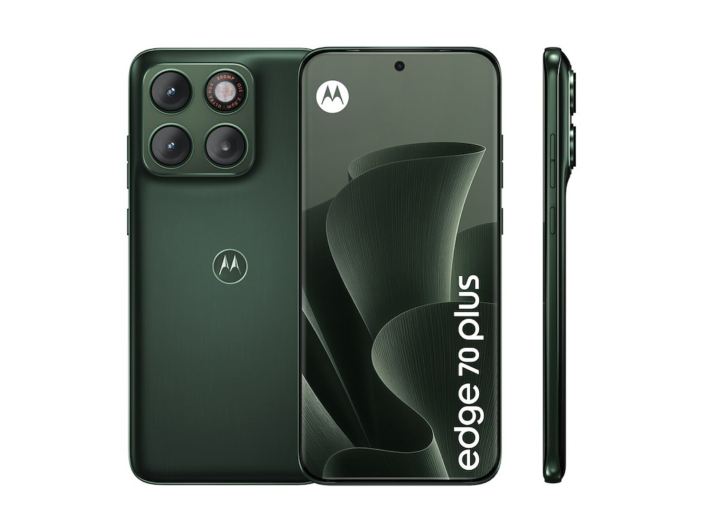 Motorola edge plus edge 70 plus 17,2 cm (6.78") Dual SIM Android 16.0 5G USB Type-C 8 GB 256 GB 6500 mAh Mørkegrøn