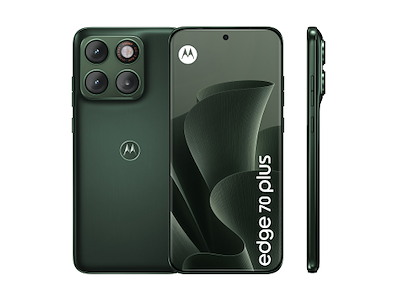 Motorola edge plus edge 70 plus 17,2 cm (6.78") Dual SIM Android 16.0 5G USB Type-C 8 GB 256 GB 6500 mAh Mørkegrøn