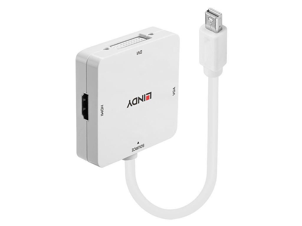 Lindy 41035 videokabel adapter 0,2 m Hvid