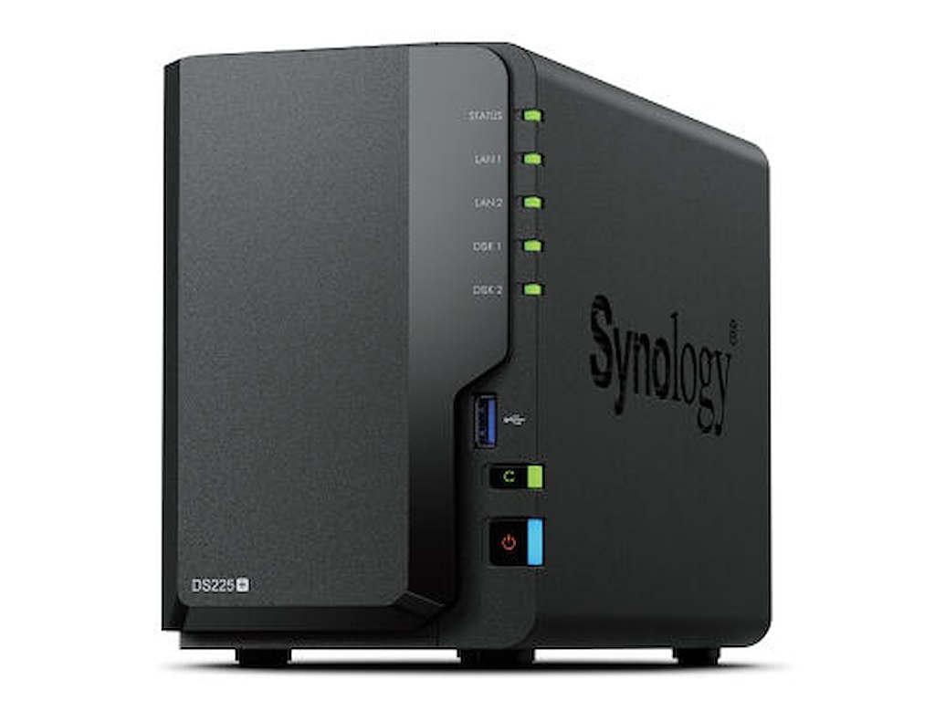 Synology DiskStation DS225+ 2 Bay NAS Desktop Intel® Celeron® J4125 2 GB DDR4 Synology DSM Sort