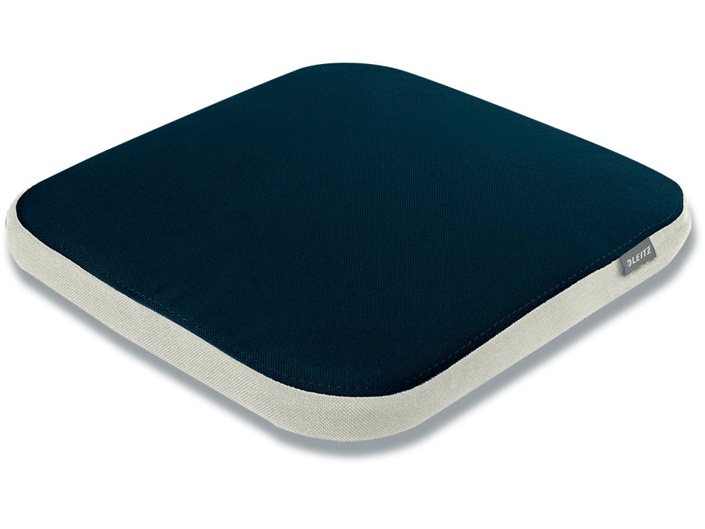 Siddepude, Med stofbetræk, Mørkegrå, Leitz Ergo Active