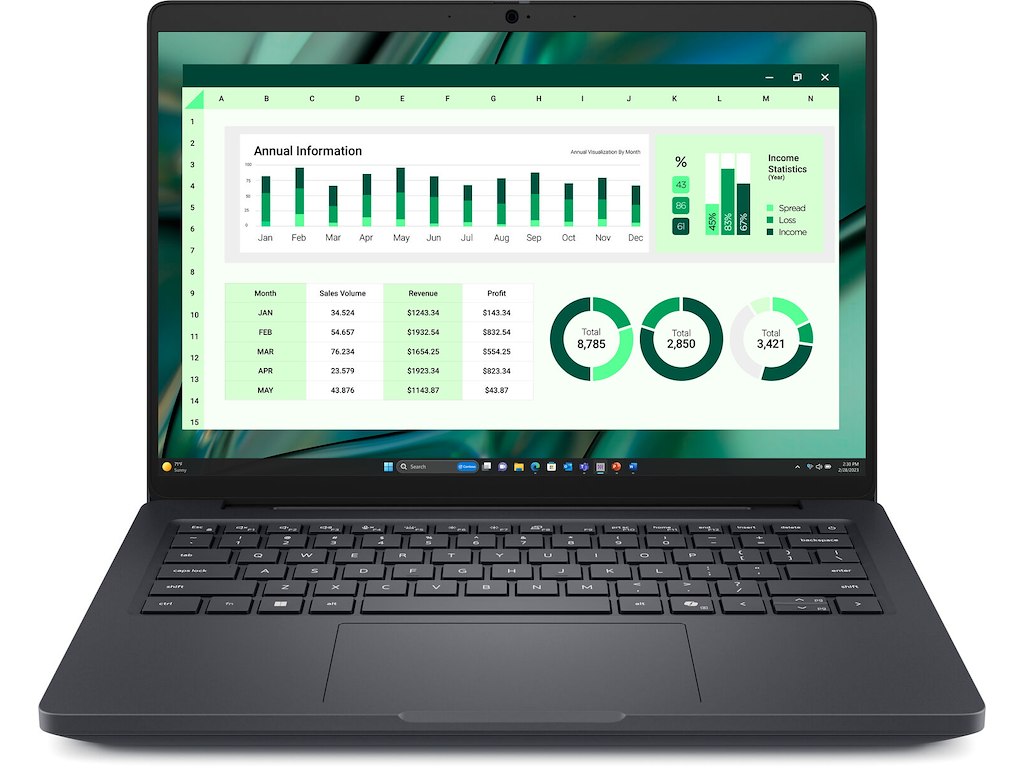 DELL Pro Max 14 MC14250 Intel Core Ultra 7 265H Mobil workstation 35,6 cm (14") Full HD+ 16 GB LPDDR5x-SDRAM 512 GB SSD NVIDIA RTX PRO 500 Blackwell Wi-Fi 7 (802.11be) Windows 11 Pro Nordisk Sort