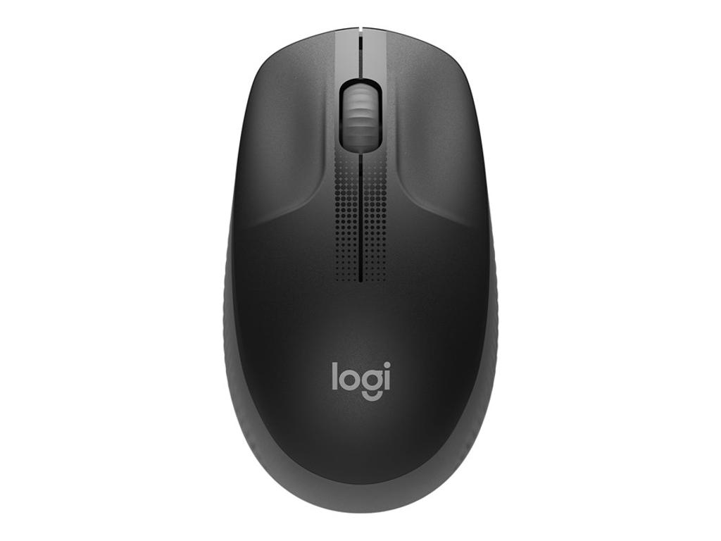Logitech M190 Full-size wireless mouse, Charcoal