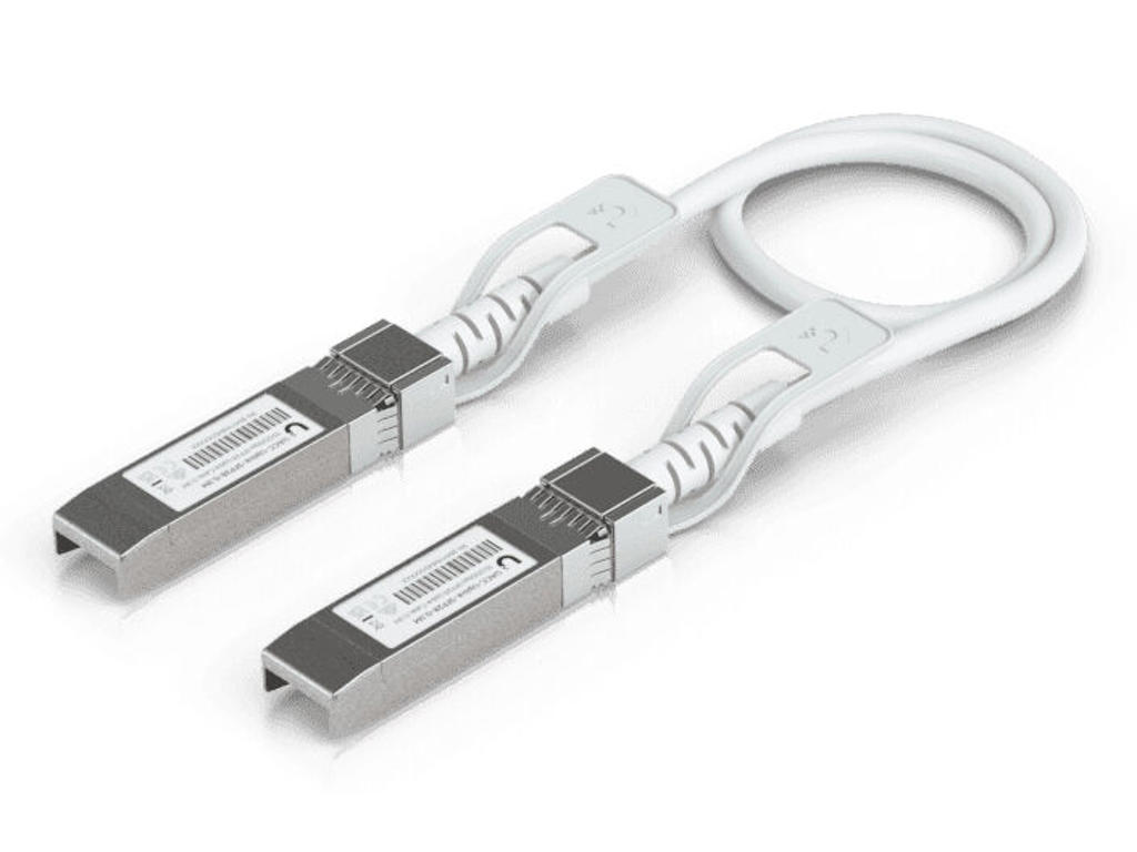 Ubiquiti UACC-Uplink-SFP28-0.3M InfiniBand og fiberoptisk kabel 0,3 m Hvid