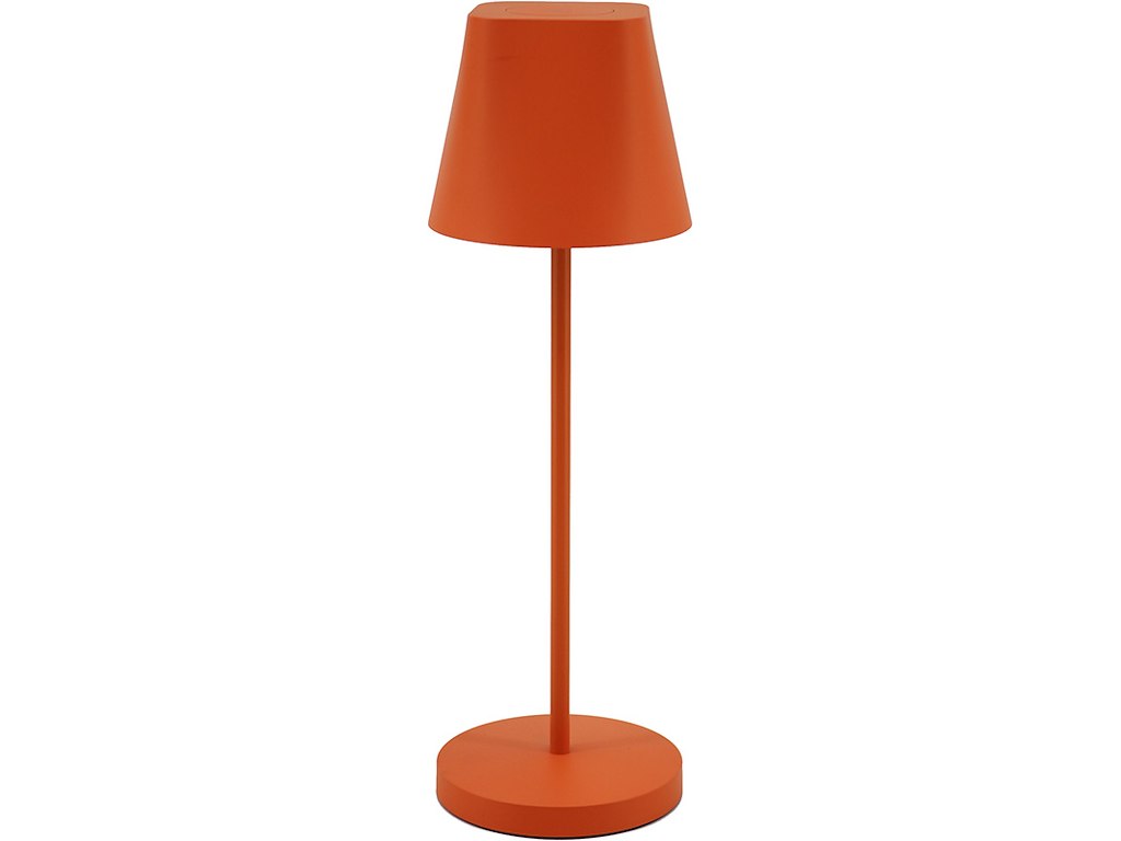 Bordlampe, Orange, Med fod, LED, Unilux Ava
