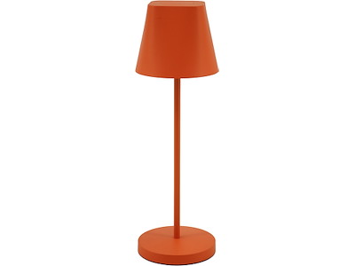 Bordlampe, Orange, Med fod, LED, Unilux Ava