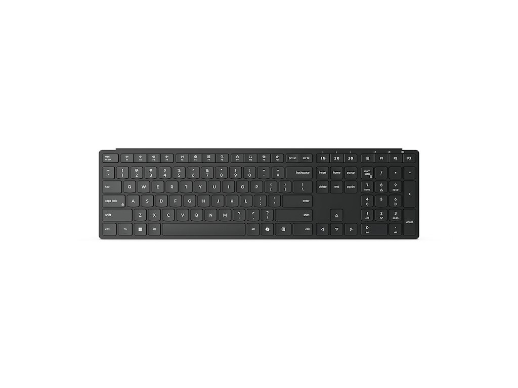 Lenovo 4Y41S04668 tastatur Hjemme/kontor RF trådløs + Bluetooth Dansk Sort