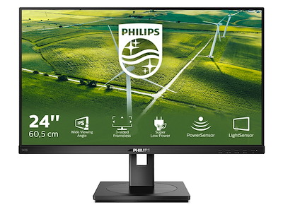 Philips 242B1G/00 computerskærm 60,5 cm (23.8") 1920 x 1080 pixel Fuld HD LED Sort