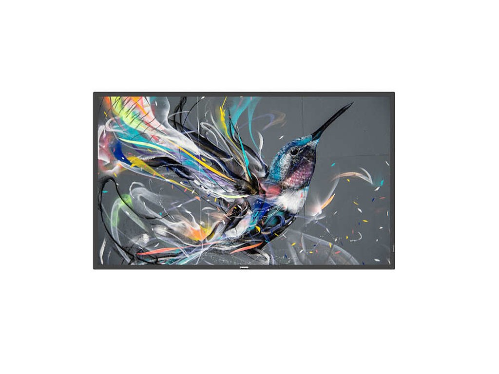 Philips Signage Solutions Q-Line Digital fladpaneldisplay 165,1 cm (65") IPS 400 cd/m² 4K Ultra HD Sort