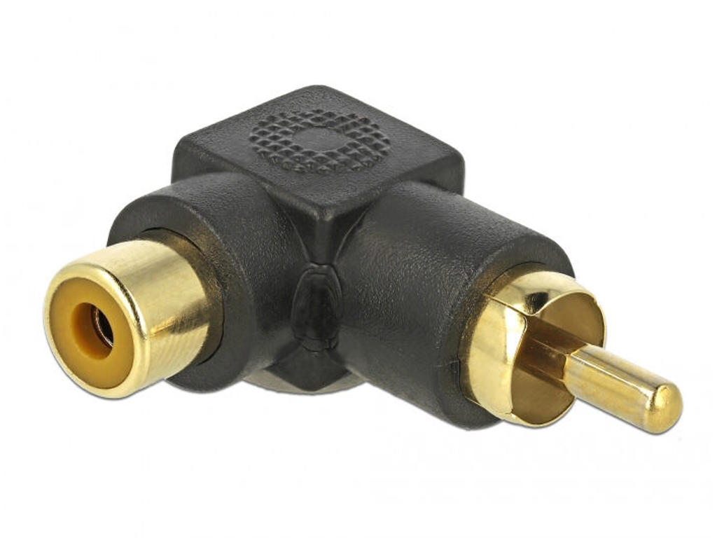 DeLOCK 66168 kabel kønsskifter RCA Sort