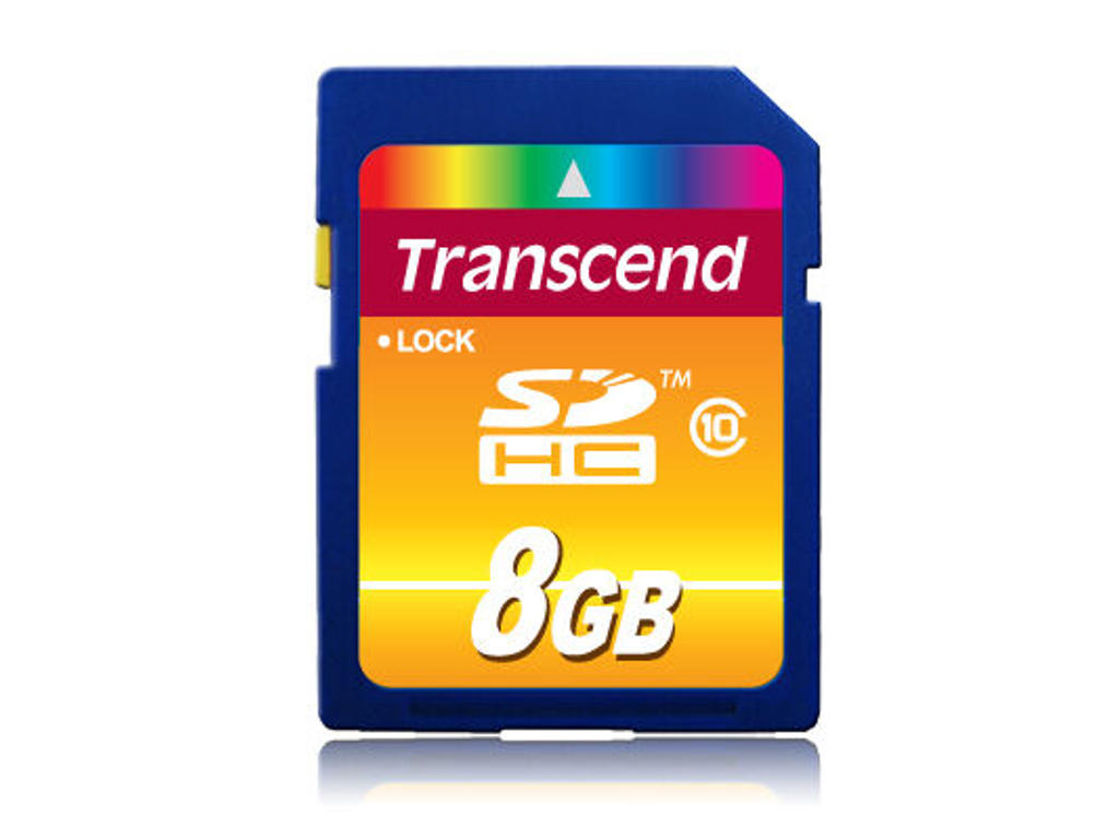 Transcend TS8GSDHC10 hukommelseskort 8 GB SDHC NAND Klasse 10