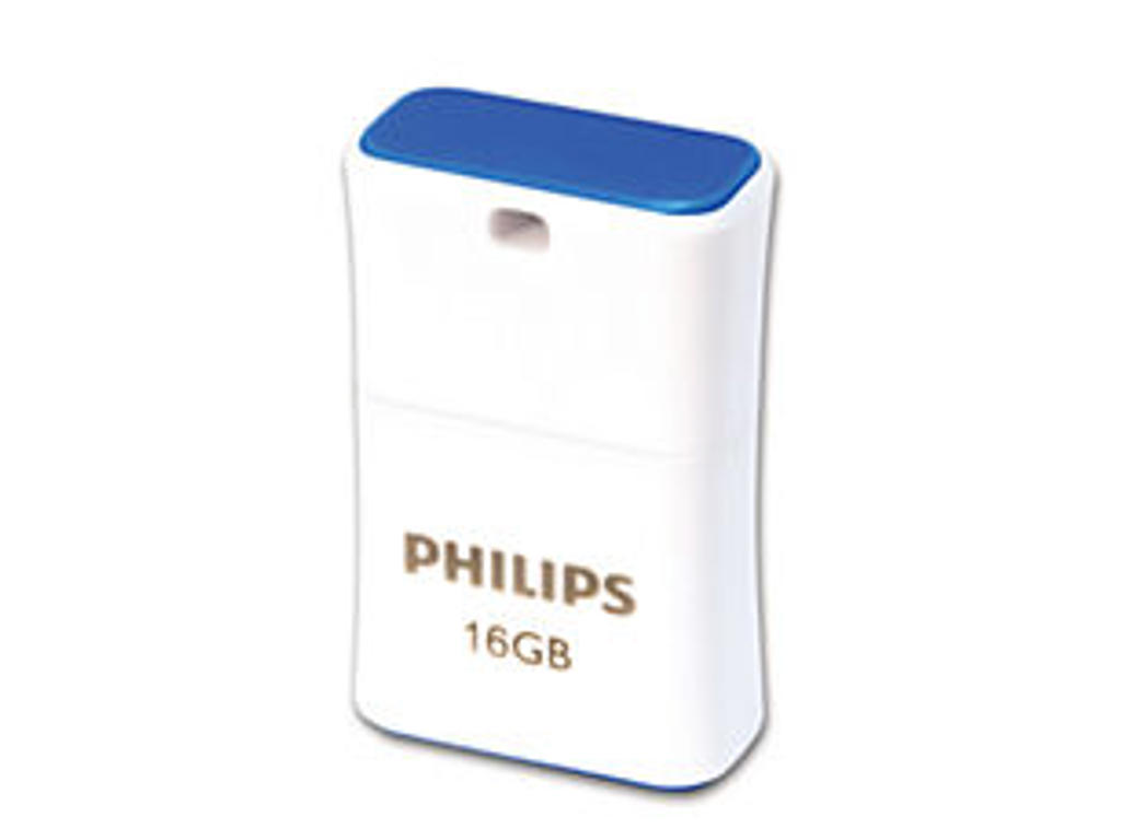 Philips FM16FD85B/00 USB-nøgle 16 GB USB Type-A 2.0 Blå, Hvid