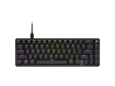 Corsair K65 PRO MINI tastatur Spil USB QWERTZ Tysk Sort