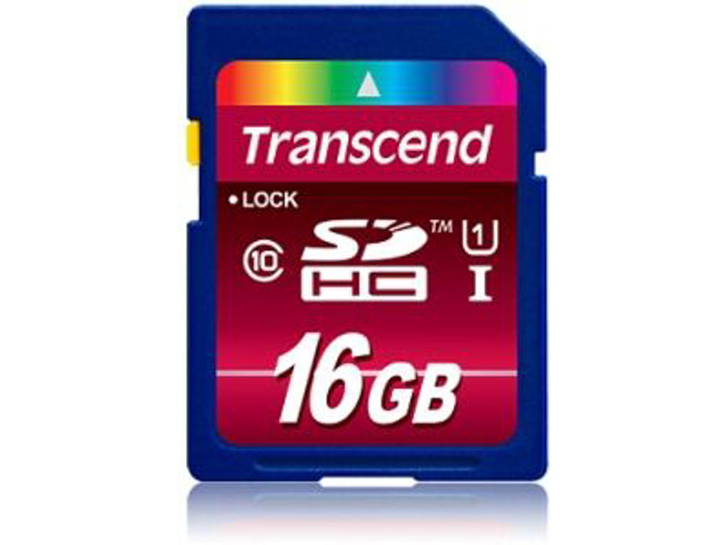 Transcend TS16GSDHC10U1 hukommelseskort 16 GB SDHC MLC Klasse 10