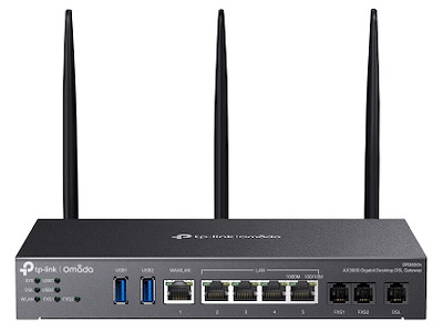 TP-Link Omada DR3220v-4G trådløs router Gigabit Ethernet Dual-band (2,4 GHz / 5 GHz) Sort
