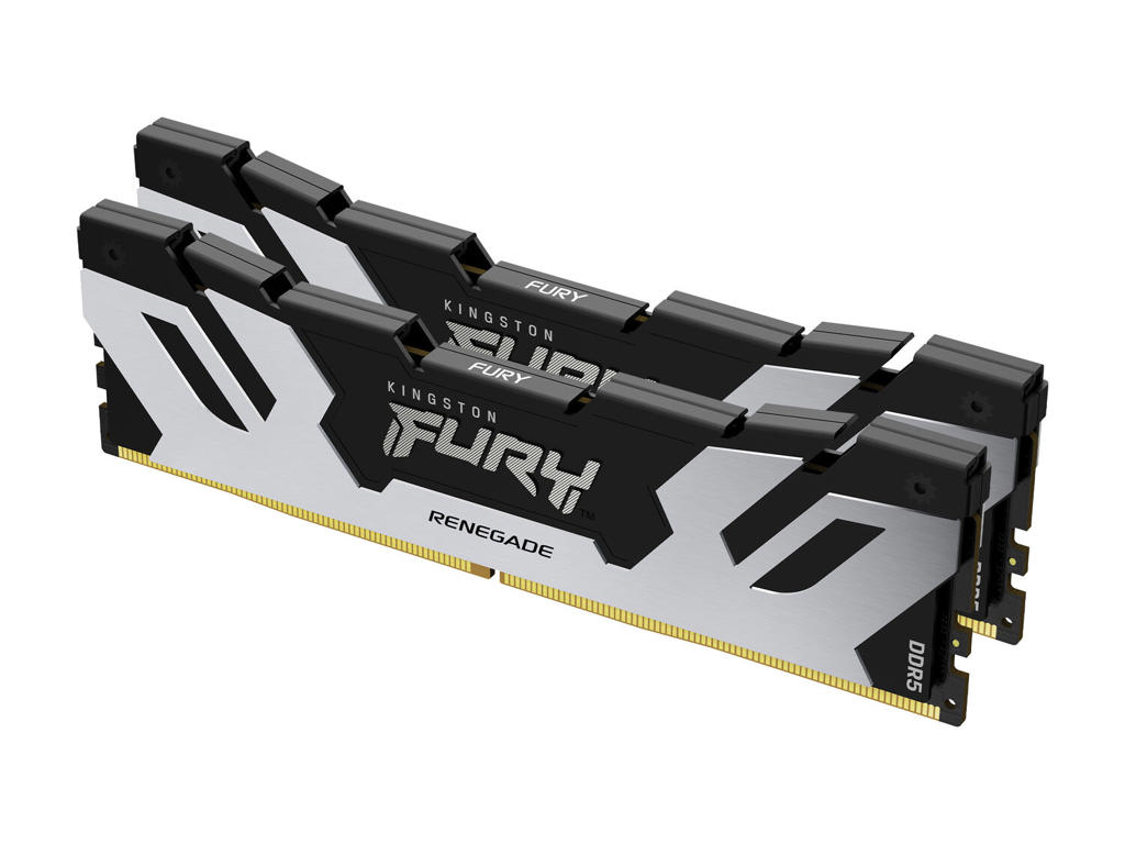 Kingston Technology FURY 48 GB 8000 MT/s DDR5 CL38 DIMM (sæt med 2) Renegade, sølv