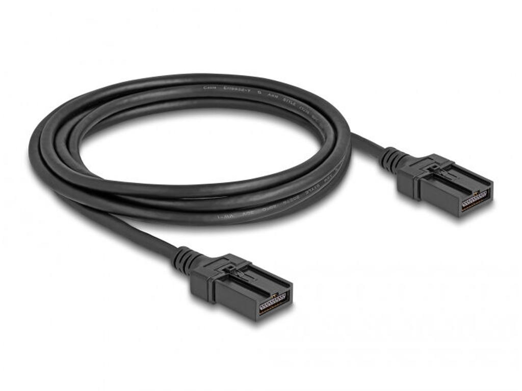 DeLOCK 87904 HDMI-kabel 3 m HDMI Type E Sort