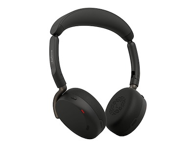 Jabra Evolve3 65 Flex Headset Trådløs Kontor/Callcenter USB Type-C Bluetooth Sort