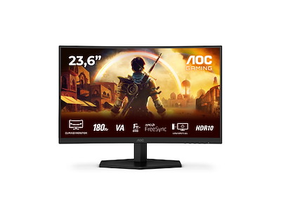 AOC G4 C24G42E computerskærm 59,9 cm (23.6") 1920 x 1080 pixel Fuld HD LED Sort, Rød