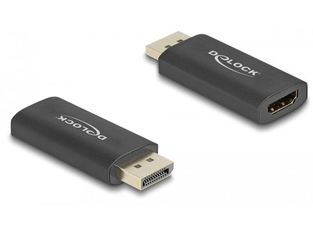 DeLOCK 61055 kabel kønsskifter DisplayPort HDMI Sort