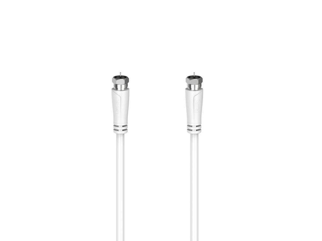 Hama 00205064 koaxial kabel 3 m F Hvid