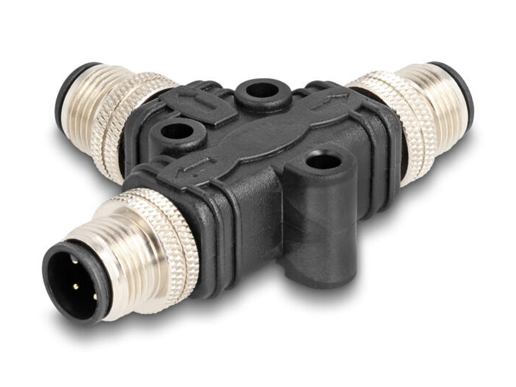 DeLOCK 60578 kabelsplitter eller -samler Kabelfordeler Sort